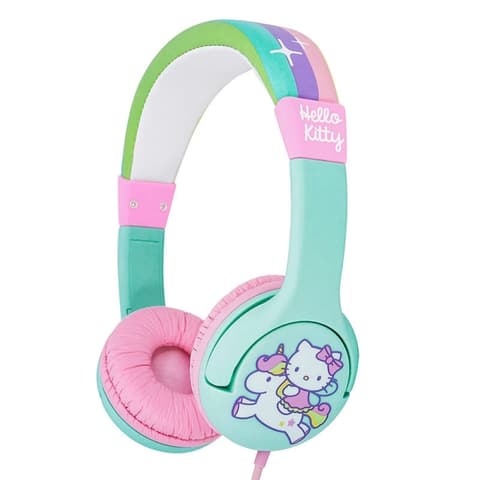 OTL TECHNOLOGIES Hello Kitty Egyszarvú gyerek fejhallgató türkiz