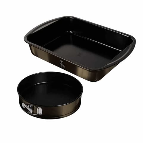 BERLINGER HAUS LP-KL-119P Metallic Line Shiny Black Edition Kalup za pečenje 2kom