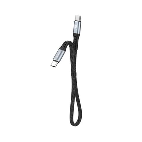 DUDAO L10C Type-C / Type-C töltő- és adatkábel 100W 23cmfekete