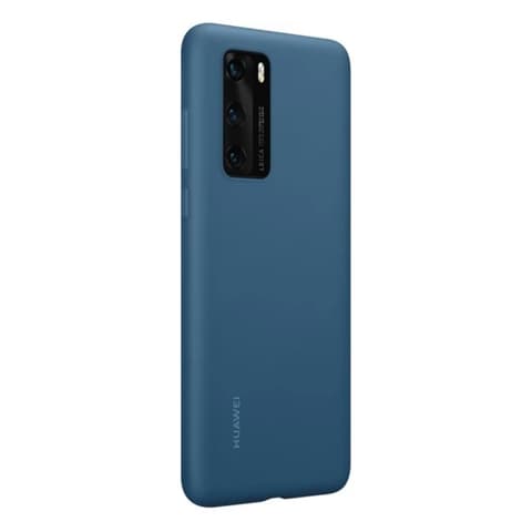 HUAWEI P40 Silicone Cover de fabrică silicon toc albastru
