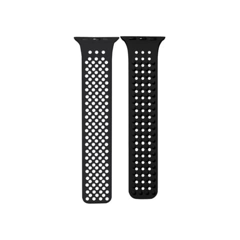 Spike Apple Watch Silizium Gürtel 38/40/41mm schwarz
