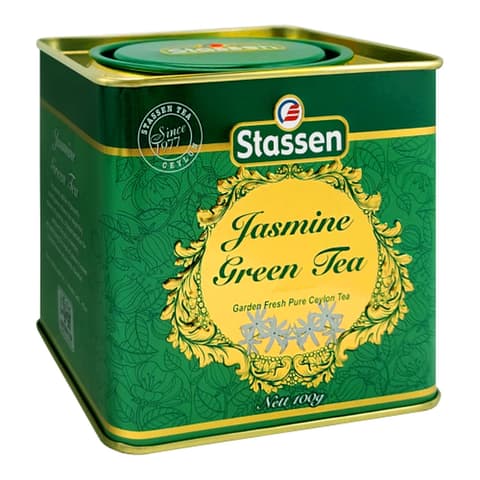 Stassen zöld tea jázmin fémdobozos 100 g
