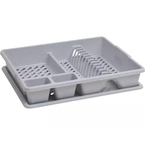 CURVER 173460 Geschirrtrockner Tablett 45x38x8.8cm grau