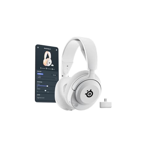 STEELSERIES Arctis Nova 5 Wireless PC fehér