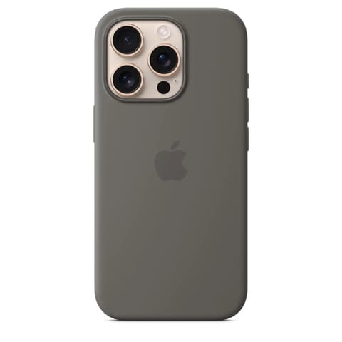APPLE MagSafe rögzítésű silikon case iPhone 16 Pro kőszürke