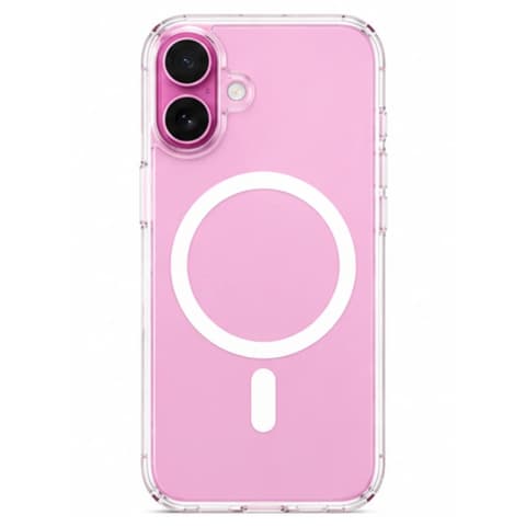 CELLECT magnetic silicon toc iPhone 16 Plus transparent