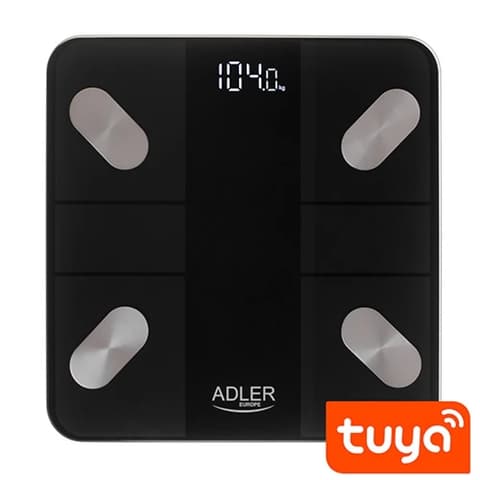 ADLER AD 8186 Smart bathroom scale - Tuya fekete