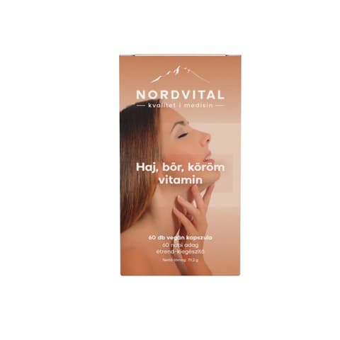 Nordvital haj bőr köröm vitamin kapszula 60 db
