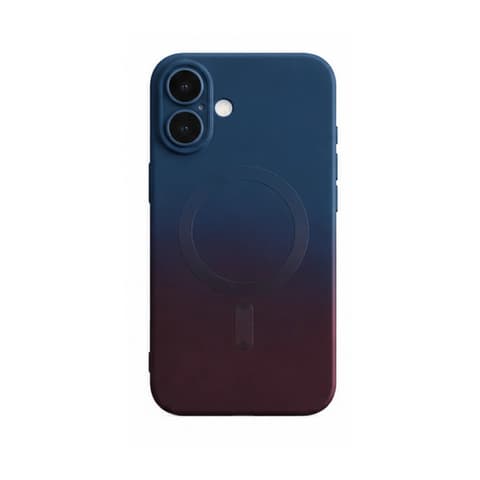 CELLECT Magnetski design case iPhone 16 Pro sötétkék-rózsaszín
