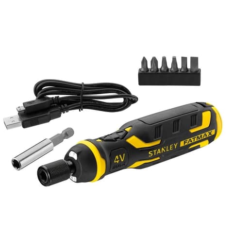 STANLEY FM 4 V-os elektromos csavarozó + bitfej készlet