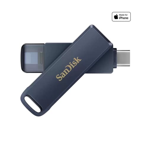 SANDISK Phone Drive for iPhone 256GB USB Type C 3.2 Gen 1 + Lightning Kék