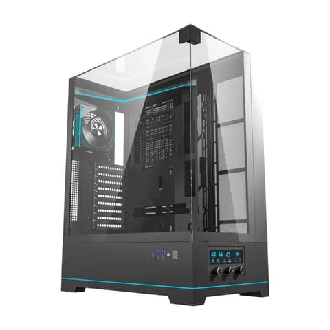 DARKFLASH DY450L PRO ventilátorral fekete