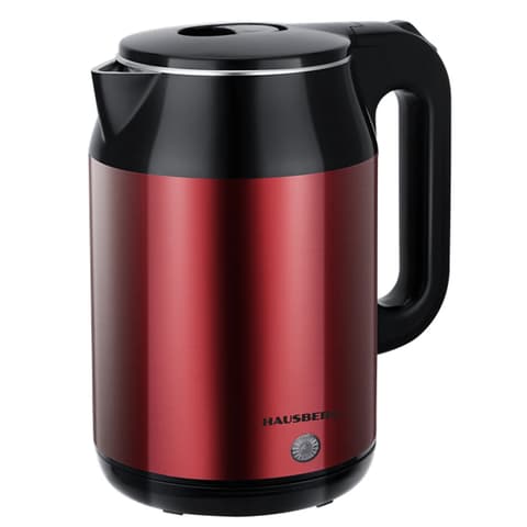 HAUSBERG HB-3623RS Fierbător dupla cu perete oţel 1800W 2.2L roșu
