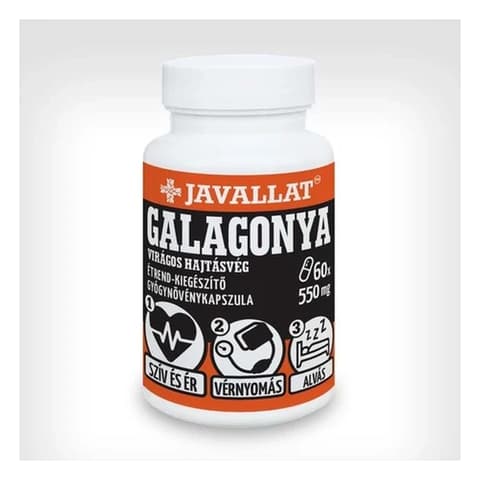 Javallat galagonya virágos hajtásvég étrend-kiegészítő kapszula 60 db