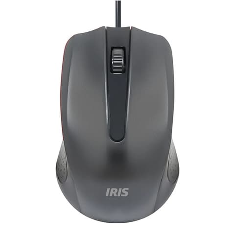 IRIS IOM861 vezetékes egér fekete