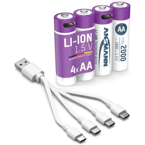 ANSMANN Premium Rechargeable pencil akku (AA) 2000mAh 4pcs