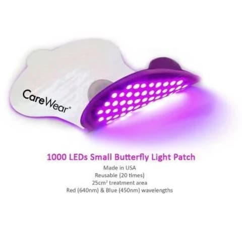 CAREWEAR Újrahasználható Led fénytapasz kis méret