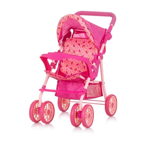 CHIPOLINO Dolly játék babakocsi süti mintás