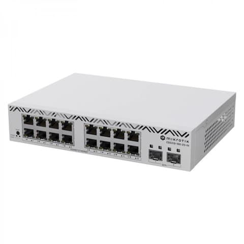 MIKROTIK CSS318-16G-2S+IN 16-Portos Gigabites Switch 2 SFP+ Porttal