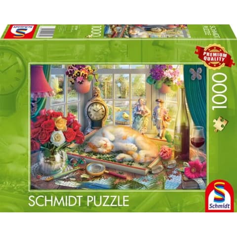 SCHMIDTSPIELE Puzzle game 1000 pieces Kirakózás a Macskával