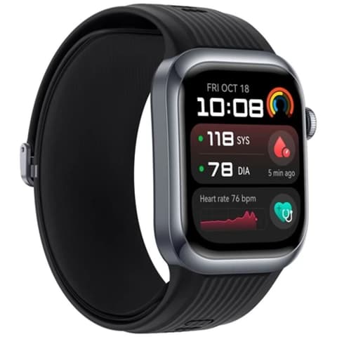 HUAWEI Watch D2 crno alumíniumötvözet case fluoroelasztomer remen crno