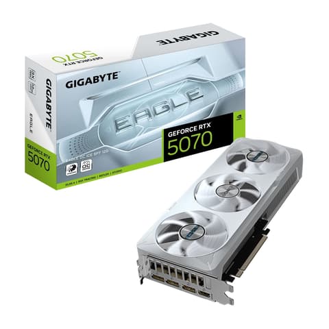 GIGABYTE GV-N5070EAGLEOC ICE-12GD EAGLE OC ICE SFF GeForce RTX 5070 12GB GDDR7 DLSS4