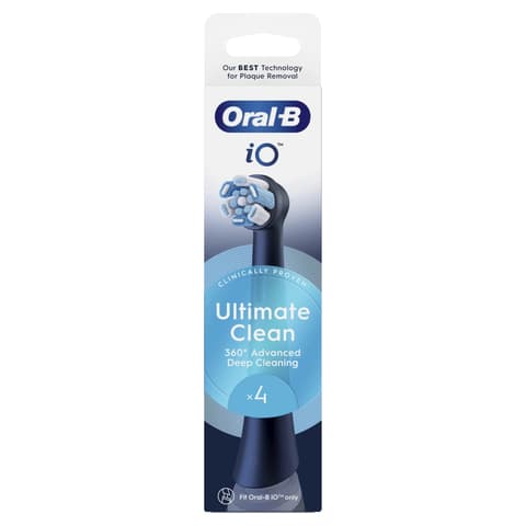 ORAL-B iO Ultimate Clean elektrisch Zahnbürste Austausch fej 4pcs schwarz