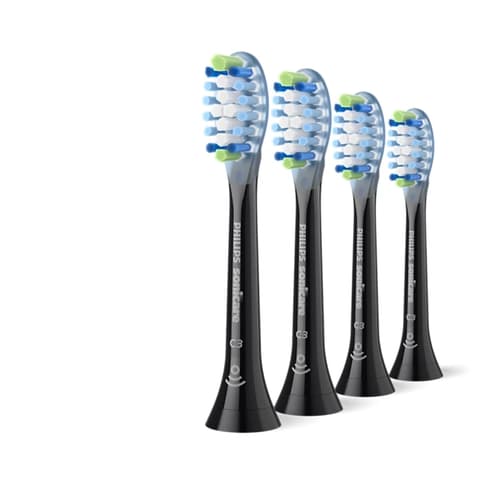 PHILIPS HX9044/88 Sonicare Premium Plaque Defence Medium Soft Sonic Kopf 4pcs schwarz