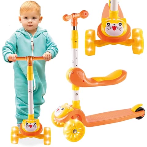 MalPlay Háromkerekű roller yellow