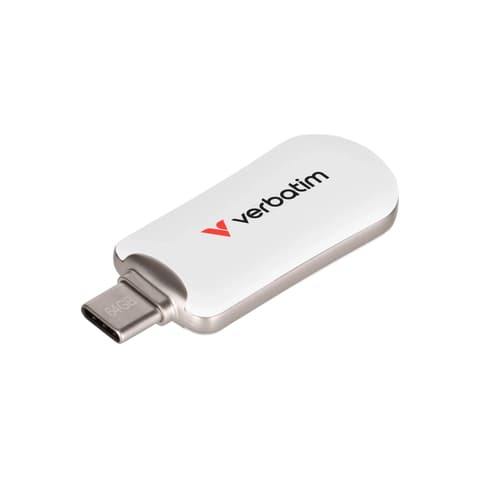 VERBATIM Plectra 256GB USB 3.2 Gen 1 Type C Fehér