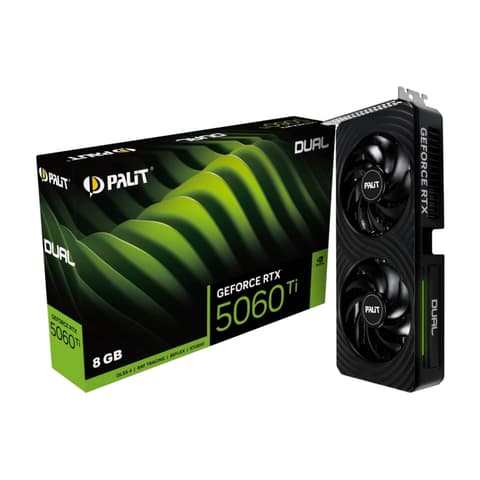PALIT NE7506T019P1-GB2062D Dual GeForce RTX 5060 Ti 8GB GDDR7 DLSS4