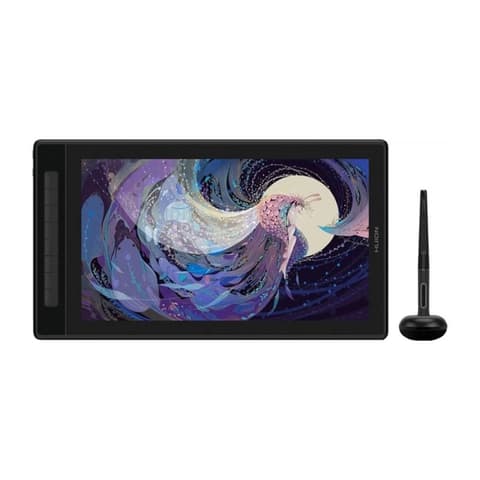 HUION Kamvas Pro 16 (2.5K) grafikus tábla fekete-ezüst