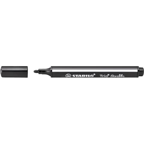 STABILO Trio Scribbi cu arcuri rasturnat marker negru
