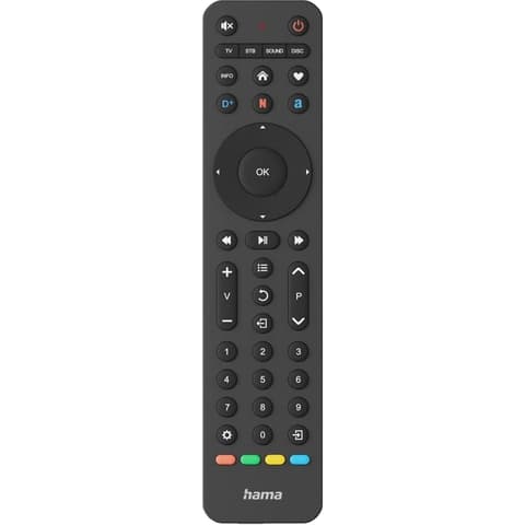 HAMA 00221053 Univerzális TV távirányító infravörös 4 eszközhöz