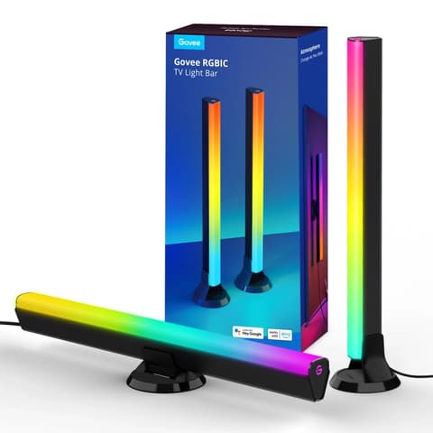 GOVEE H6046 Flow Plus RGBIC WiFi + Bluetooth TV Light Bars 45"-70"