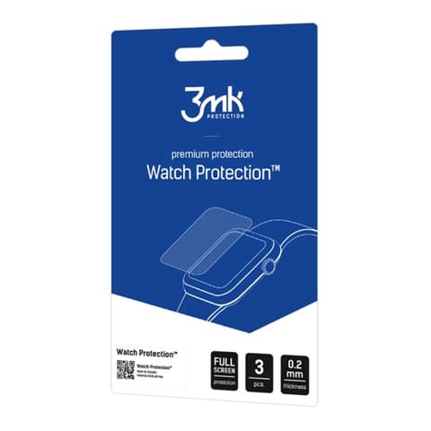 3MK Huawei Band 8 3MK WATCH PROTECTION kijelzővédő fólia 3db full screen PET ÁTLÁTSZÓ