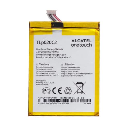 ALCATEL Idol X ALCATEL akku 2000mAh LI-Polymer OEM