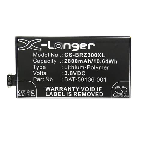 CAMERON SINO Blackberry Leap CAMERON SINO Li-Polymer akku 3.8V/2800mAh. Blackberry Z30 kompatibilis. BAT-50136-001 FEKETE