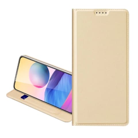 DUX DUCIS Samsung M13 DUX DUCIS SKIN PRO case stojeći Koža efekt FLIP stolni držač ARANY