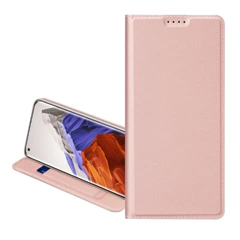 DUX DUCIS Honor 9S DUX DUCIS SKIN PRO tok álló bőr hatású FLIP asztali tartó ROZÉARANY