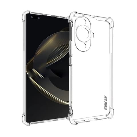 ENKAY Huawei Nova 11 Pro ENKAY silicone telefonvédő ütésállóság hovercraft corner ÁTLÁTSZÓ
