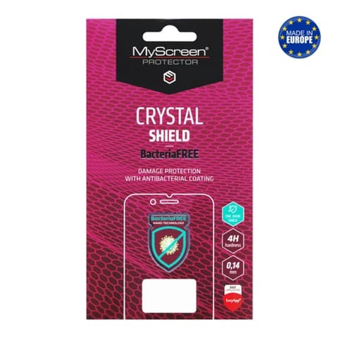 MYSCREEN Huawei P9 Lite MYSCREEN CRYSTAL BacteriaFREE screensaver folija antibakterijski NEM arched ÁTLÁTSZÓ