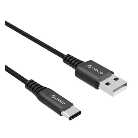ORICO adatkábel USB - Type-C cipőfűző FEKETE