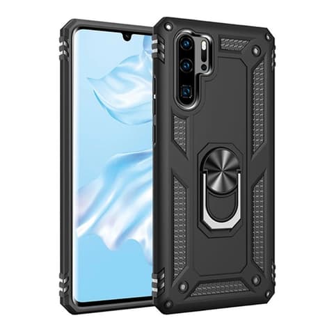 GIGAPACK huawei p30 pro defender silicone telefonvédő ütésállóság magnetic black