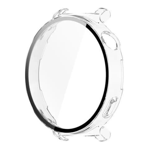 Plastik Schutzrahmen Bildschirmschoner mit Glas Gürtel ohne Huawei Watch GT5 Pro (42 mm) transparent