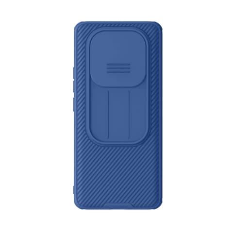 NILLKIN CAMSHIELD PRO Redmi Note 14 Pro Plus 5G silikon telefonvédő (ütésállóság. kameravédő. csíkos) SÖTÉTKÉK