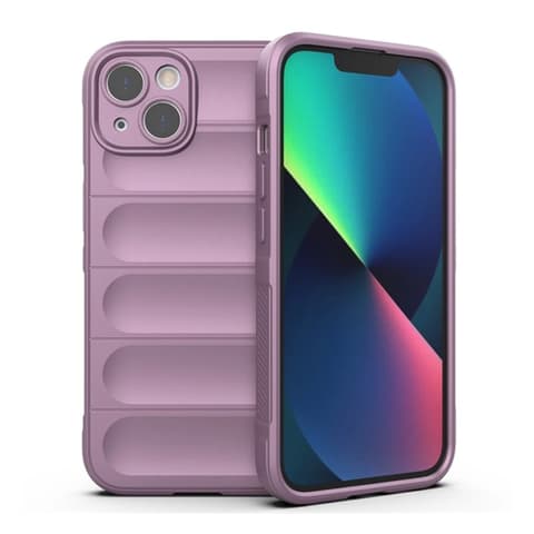 GIGAPACK iphone 13 szilikon telefonvédő ütésállóság 3d lila