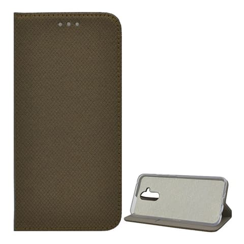 GIGAPACK huawei mate 20 lite case standing Skin effect flip rombusz auburn