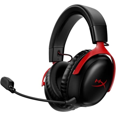 HP HyperX Cloud III S Wireless crna i crvena