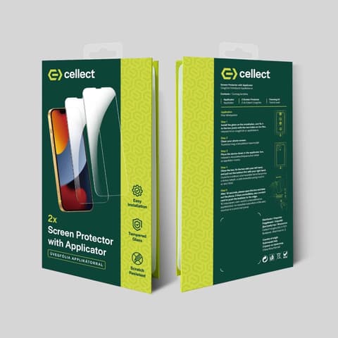 CELLECT Glasfolie iPhone 16 Plus Bürste 2pcs